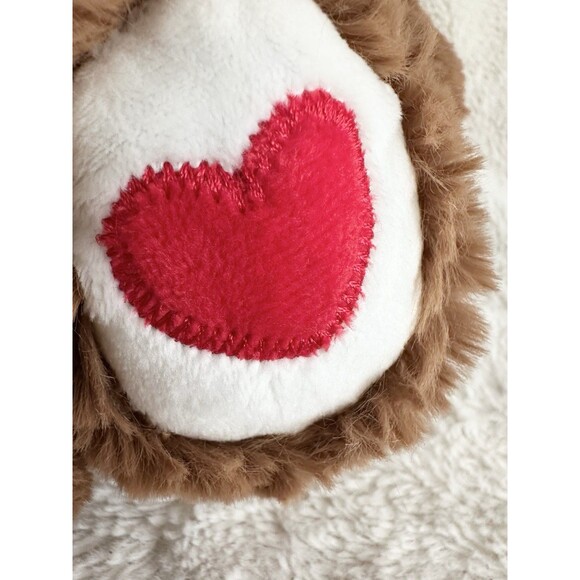 Animal Adventure Brown Teddy Bear Heart Foot 10” Stuffed Animal Toy 2021 - Picture 2 of 6